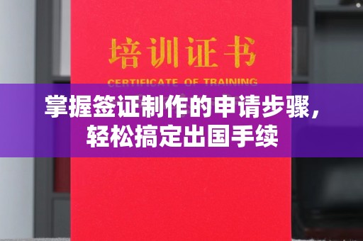 潘集掌握签证制作的申请步骤，轻松搞定出国手续