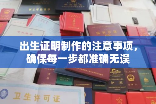江川出生证明制作的注意事项，确保每一步都准确无误